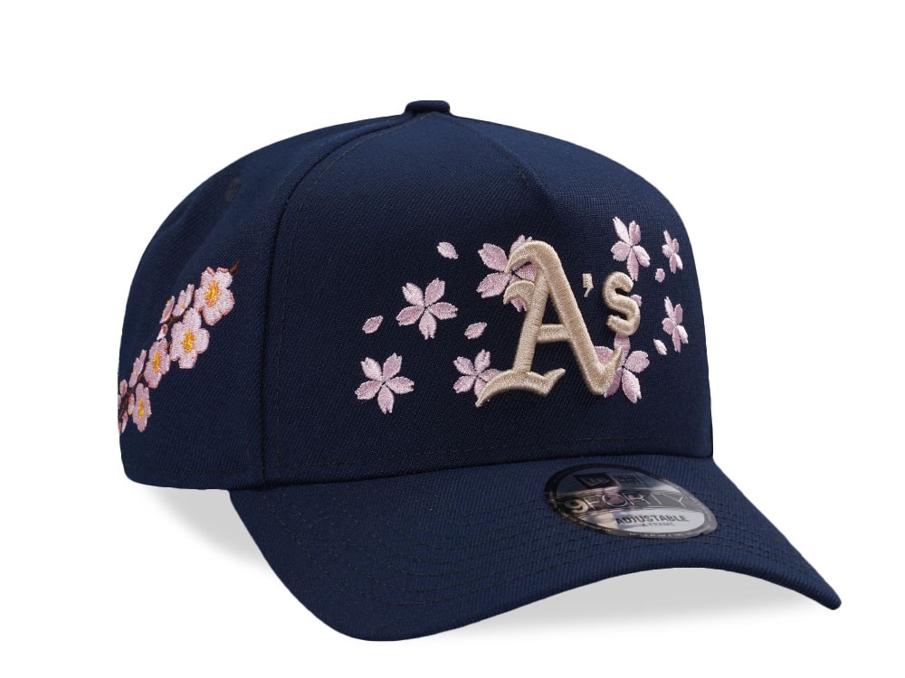 New Era Oakland Athletics Ocean Sakura Edition 9Forty A Frame Snapback Cap