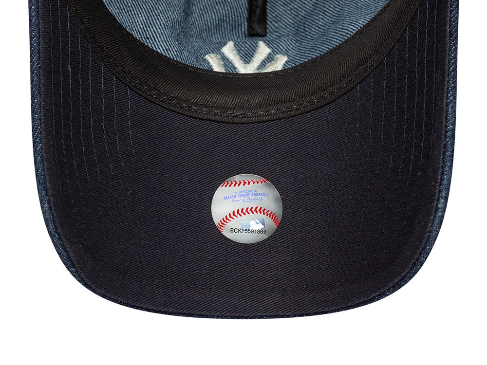 New Era New York Yankees Denim Navy 9Twenty A Frame Strapback Cap