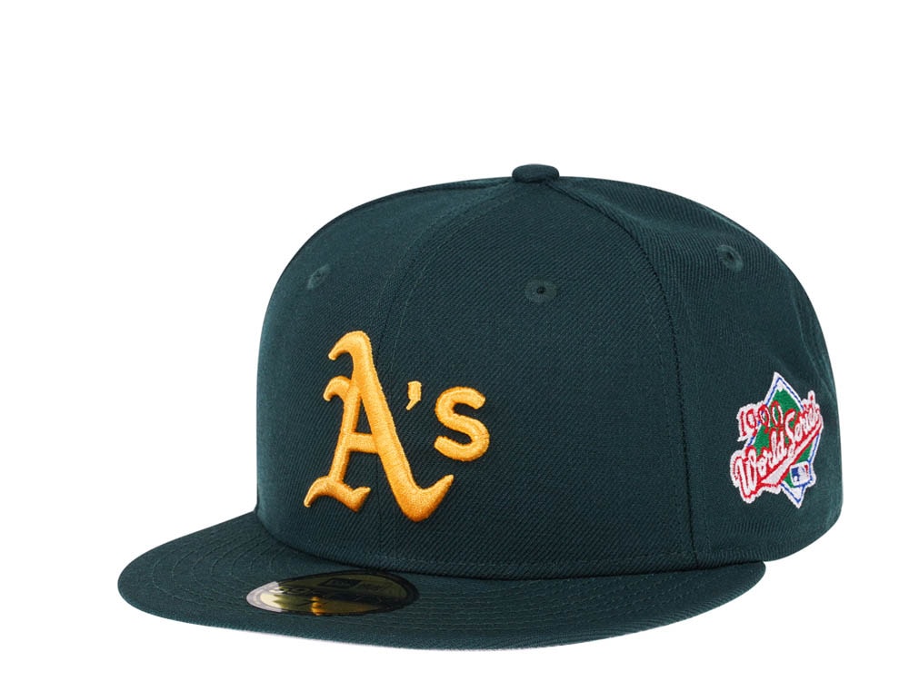 New Era Oakland Athletics World Series 1990 Dark Green Edition 59Fifty Fitted Cap