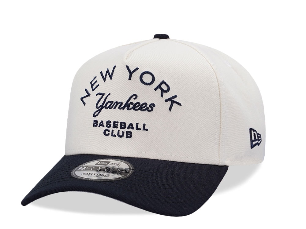 New Era New York Yankees Baseball Club Chrome Two Tone Edition 9Forty A Frame Snapback Cap