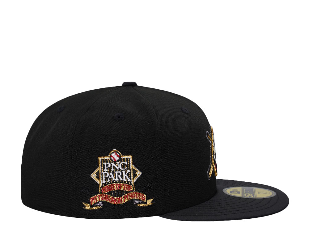 New Era Pittsburgh Pirates PNC Park Upside Black Prime Edition 59Fifty Fitted Cap