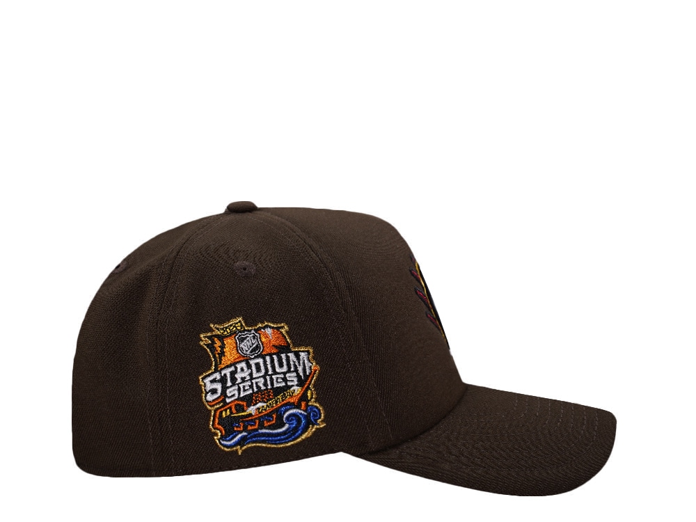 New Era Boston Bruins Stadium Series 2026 Walnut Prime Edition 9Forty A Frame Snapback Cap