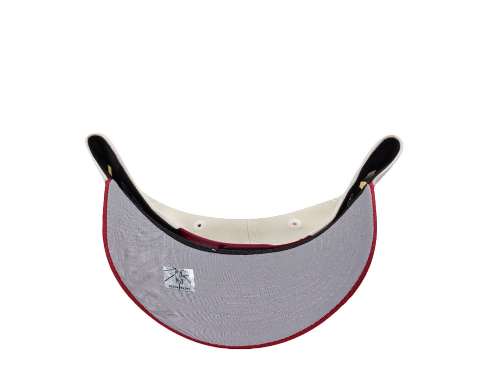 New Era Miami Heat Classic Chrome Two Tone Edition 9Forty A Frame Snapback Cap