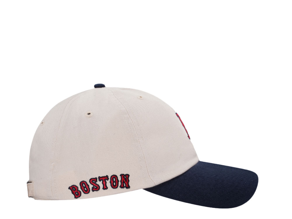 47Brand Boston Red Sox Natural Base Runner Clean up Snapback Cap