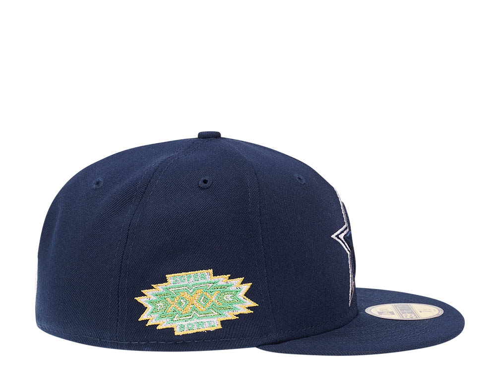 New Era Dallas Cowboys Citruspop Patch Super Bowl XXX 59fifty Fitted Cap