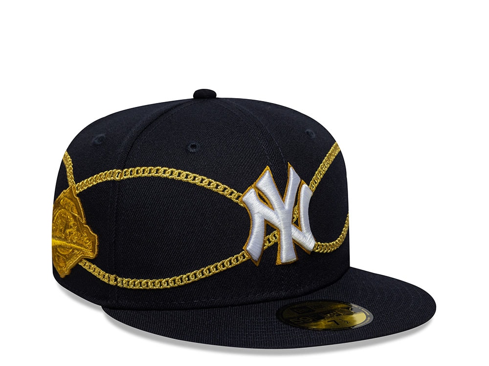 New Era New York Yankees Chain Wrap Navy Edition 59Fifty Fitted Cap