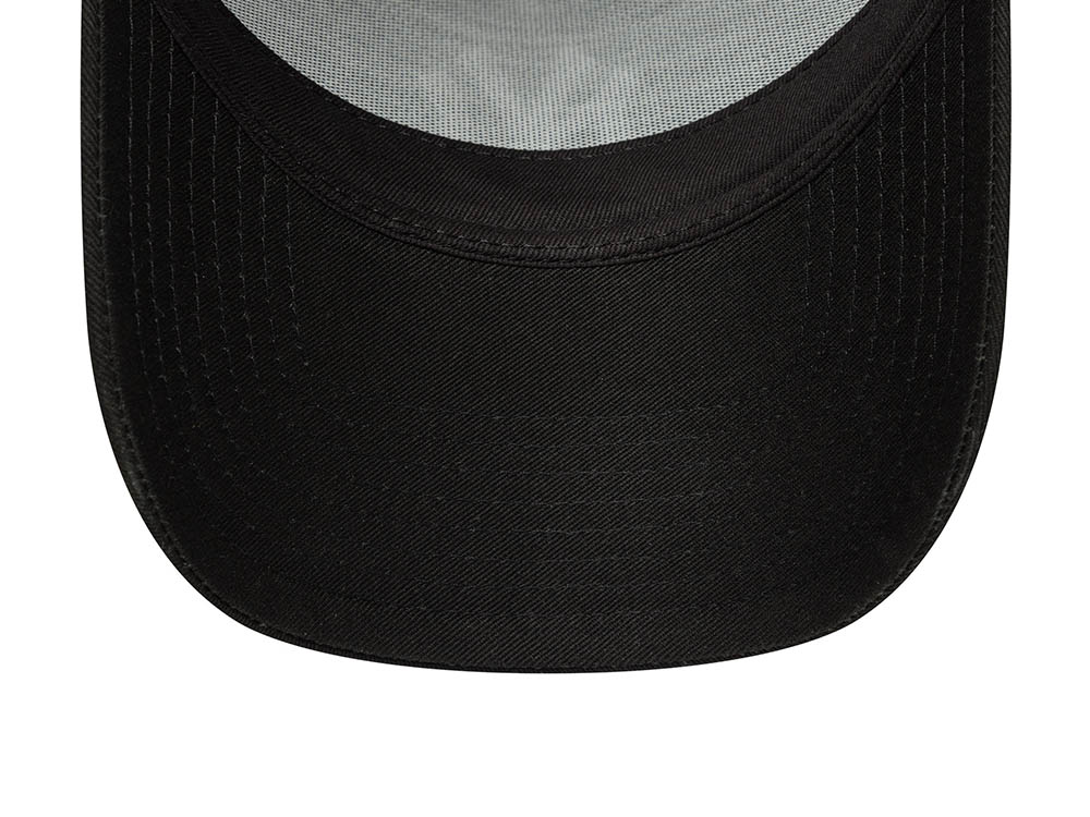 New Era New York Yankees League Essential Black and White 9Forty A Frame Snapback Cap