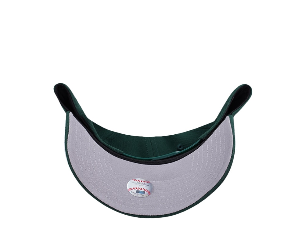 New Era New York Yankees Micro Script Dark Green Prime Edition 9Forty A Frame Snapback Cap