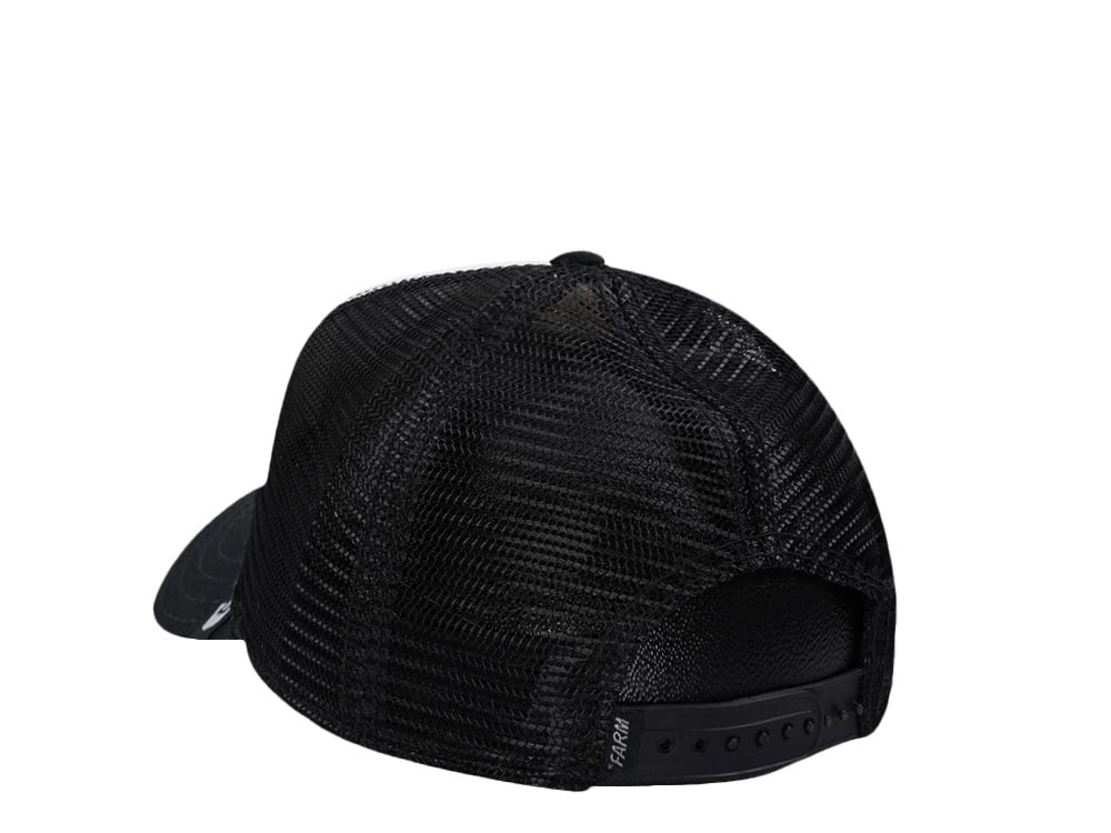 Goorin Bros The Cash Cow Black White Trucker Snapback Cap