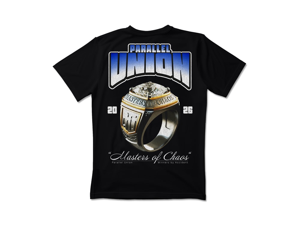 Parallel Union T-Shirt Master Of Chaos Black Oversize Edition
