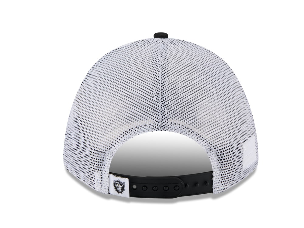 New Era Las Vegas Raiders Official Team Color Edition 9Forty M Crown A Frame Trucker Snapback Cap