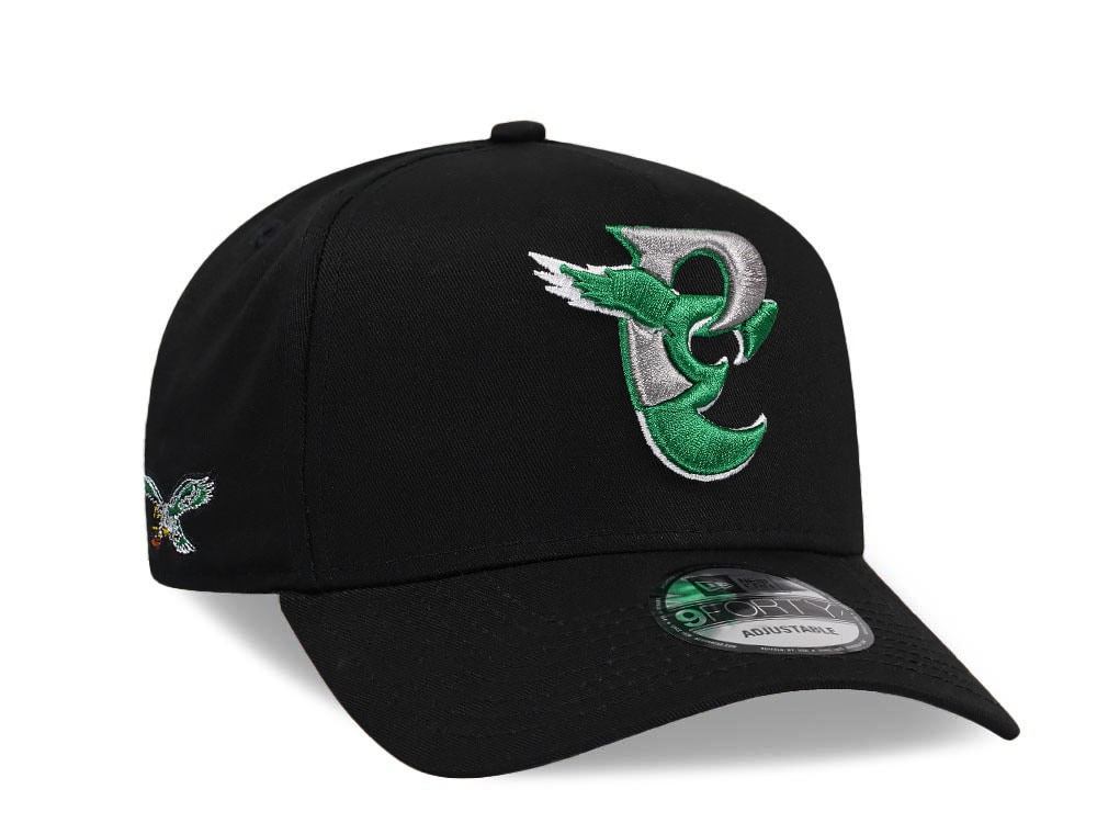 New Era Philadelphia Eagles City Originals Black 9Forty A Frame Snapback Cap