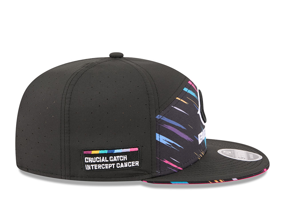 New Era Chicago Bears Crucial Catch 2026 Black Edition 9Fifty Split Panel Snapback Cap