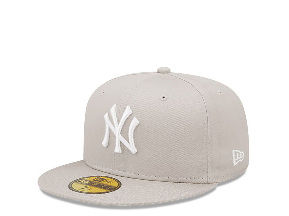 New Era New York Yankees Plain White Prime Edition 59Fifty Fitted Cap
