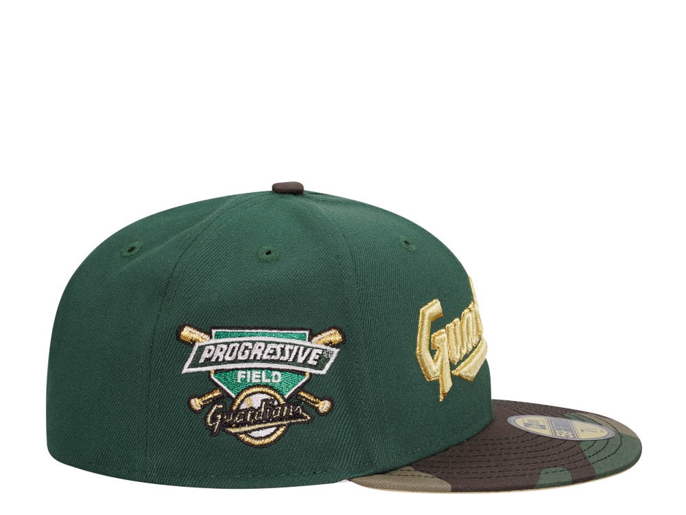 New Era Cleveland Guardians Progressive Field Camo Two Tone Edition 59Fifty Fitted Cap