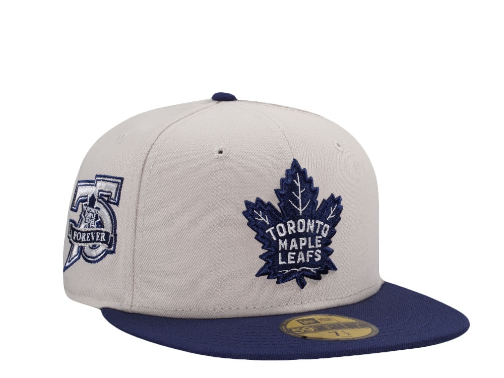 New Era Toronto Maple Leafs 75th Anniversary Stone Two Tone Edition 59Fifty Fitted Cap