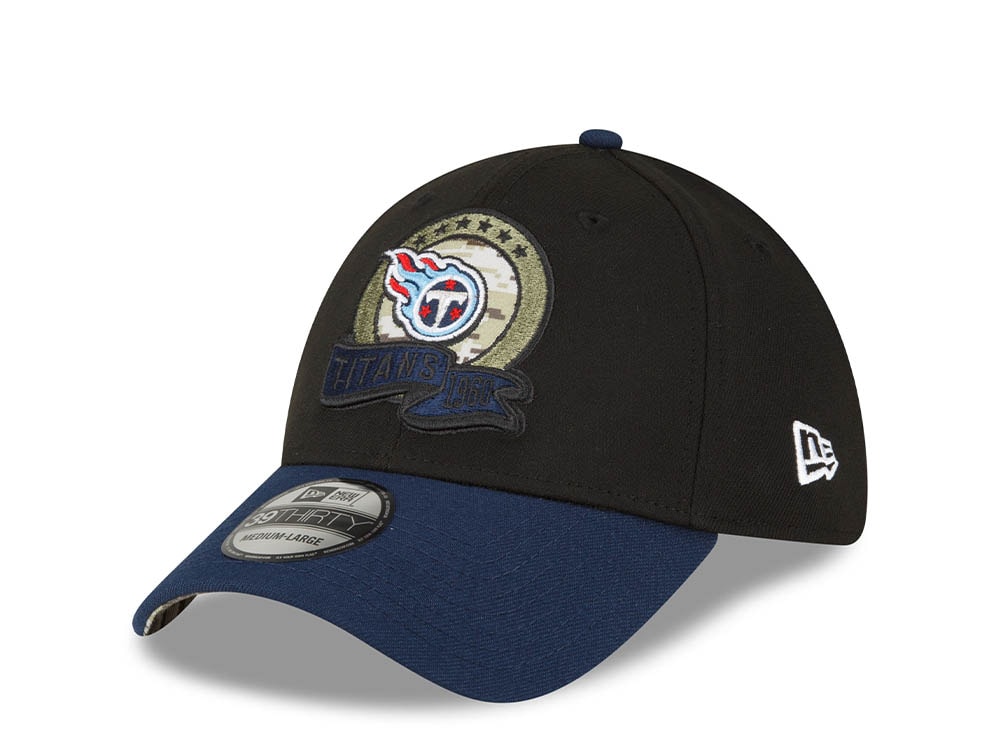 New Era Tennessee Titans Salute to Service 2022 39Thirty Stretch Cap