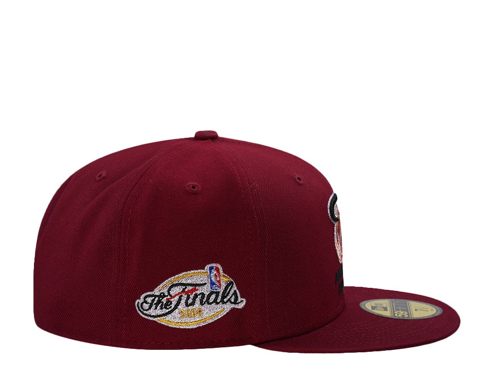 New Era Miami Heat NBA Finals 2006 Maroon Metallic Edition 59Fifty Fitted Cap