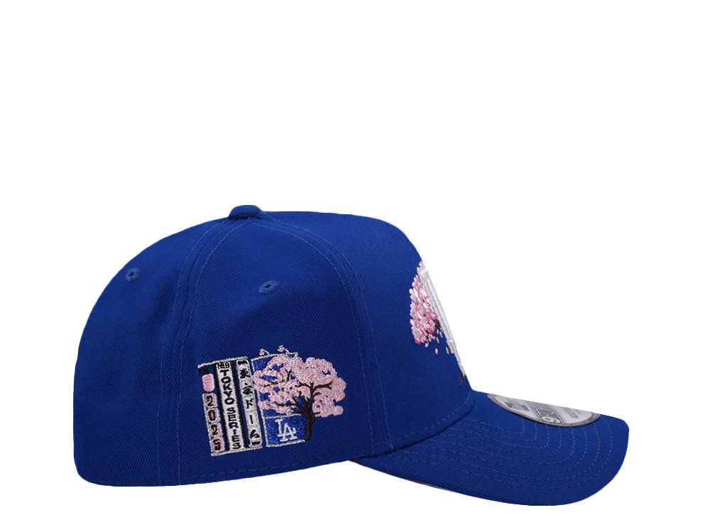 New Era Los Angeles Dodgers Tokyo Series 2025 Sakura Blue Prime Edition 9Forty A Frame Snapback Cap