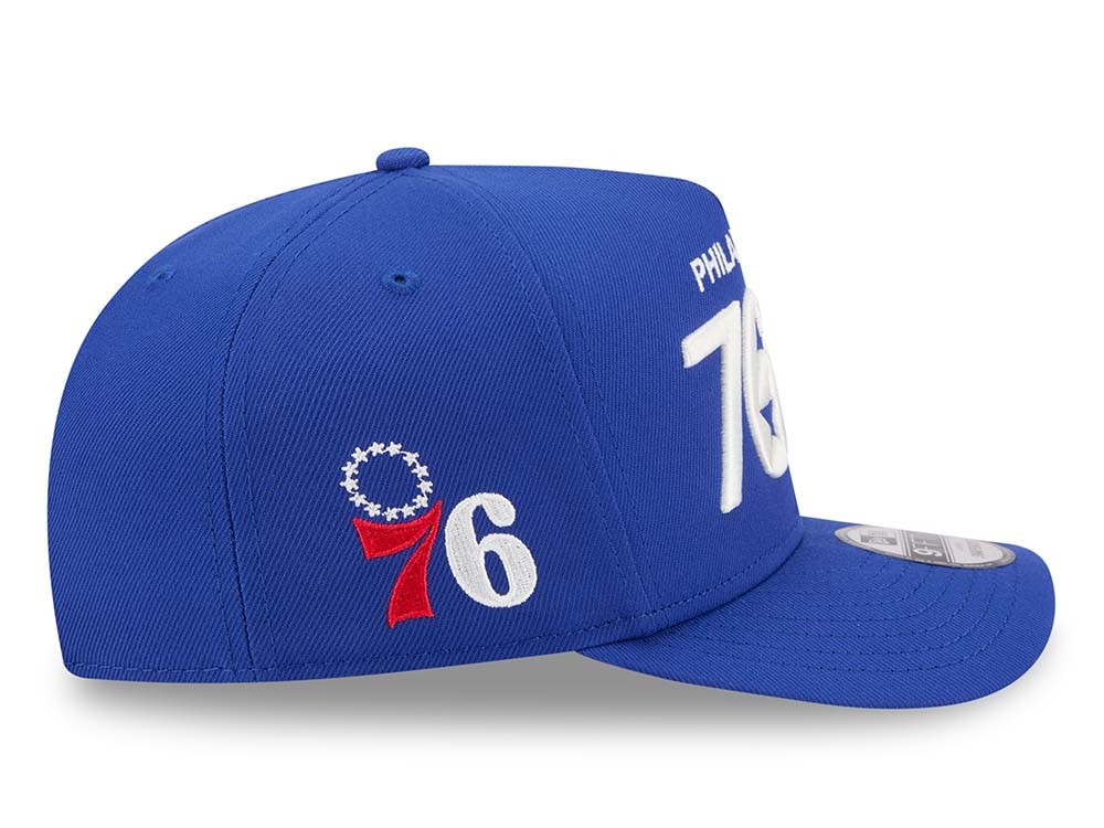 New Era Philadelphia 76ers Local Play 9Fifty A Frame Snapback Cap