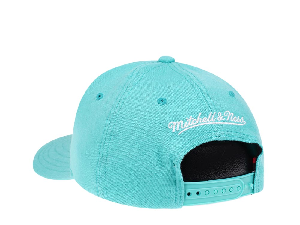 Mitchell & Ness Memphis Grizzlies Team Ground Red Line Solid Flex Snapback Cap