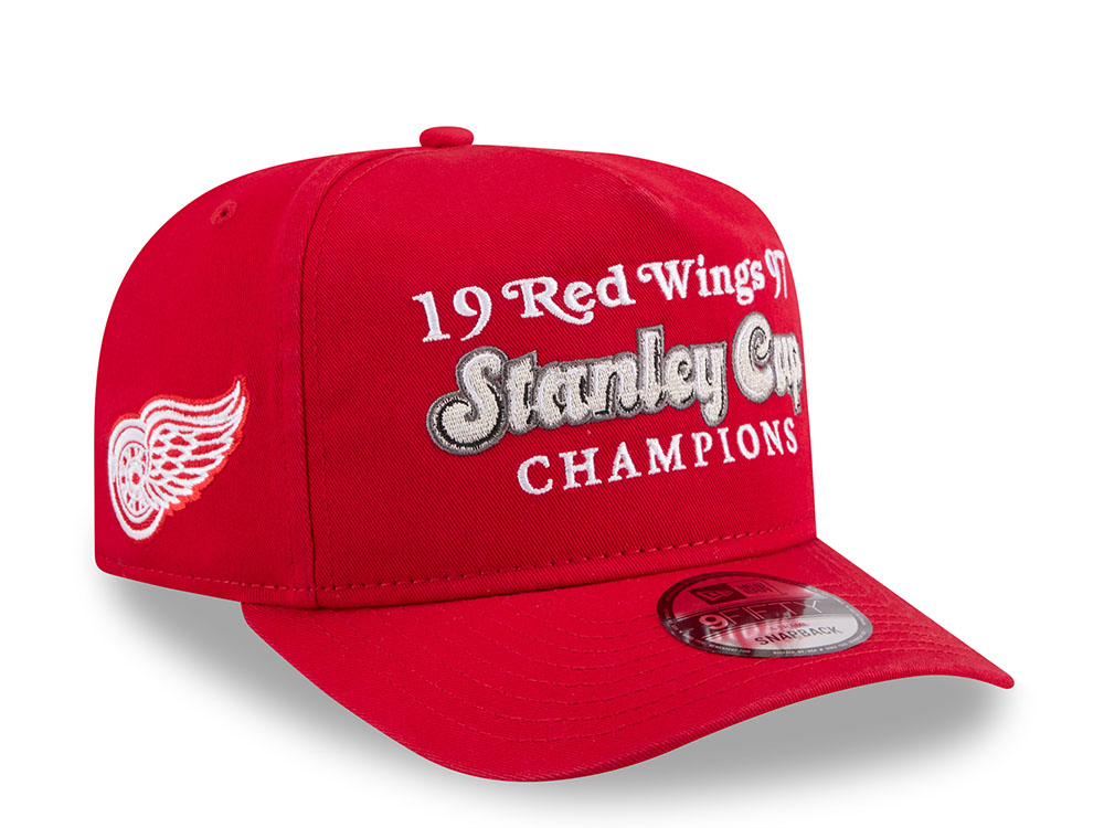 New Era Detroit Red Wings Stanley Cup Champions 1997 Historic Red Edition 9Fifty A Frame Snapback Cap