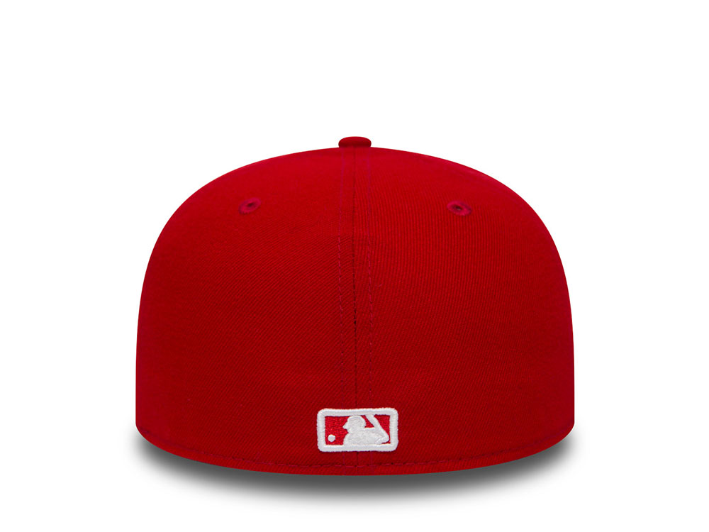 New Era New York Yankees Plain Red Prime Edition 59Fifty Fitted Cap
