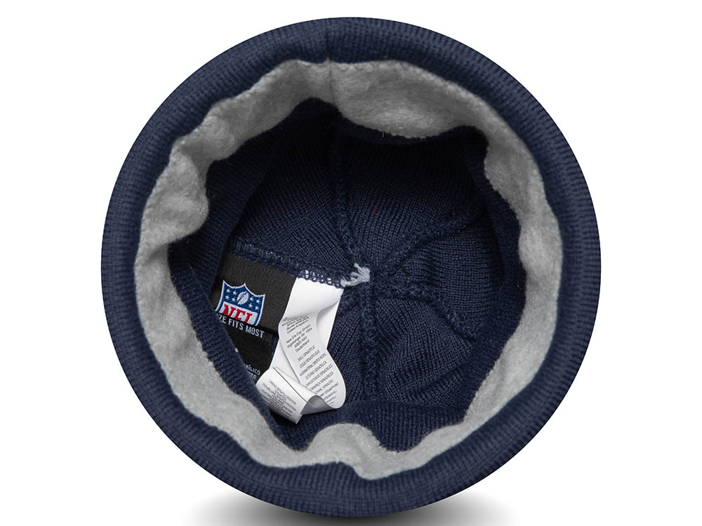 New Era Seattle Seahawks On The Cuff Navy Knit