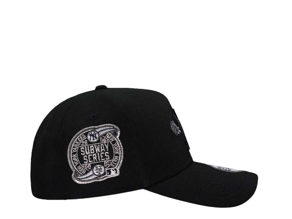 New Era New York Yankees Black Rose Subway Series 2000 9Forty A Frame Snapback Cap