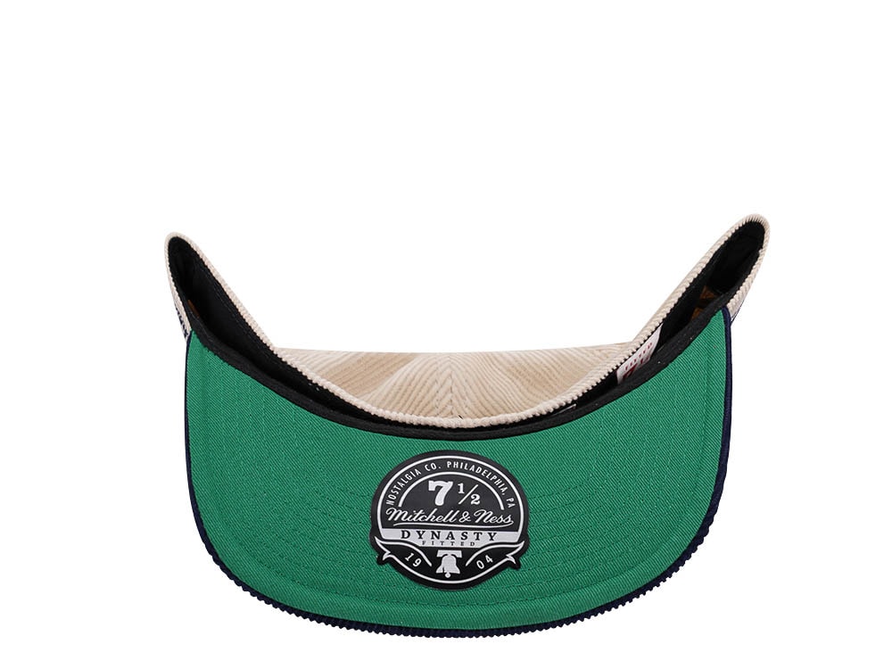 Mitchell & Ness Dallas Mavericks All Star 2010 Two Tone Hardwood Classic Cord Edition Dynasty Fitted Cap