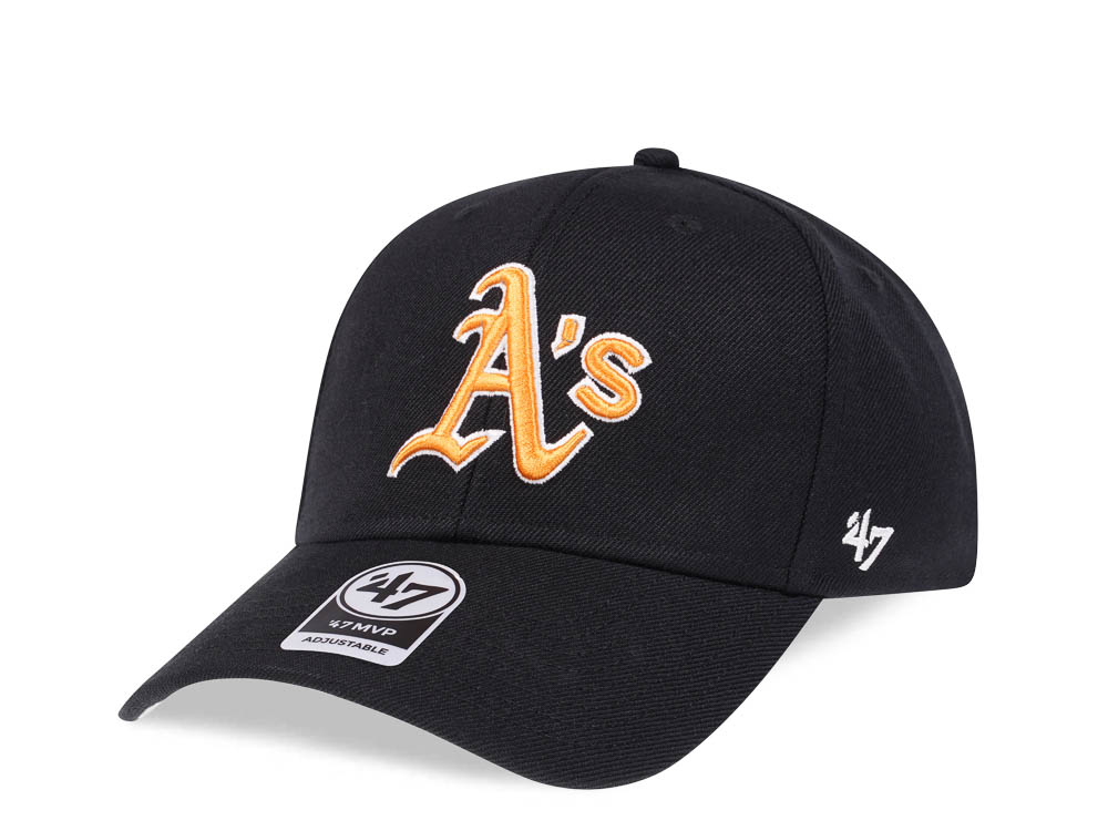 47Brand Oakland Athletics Classic Black Strapback Cap