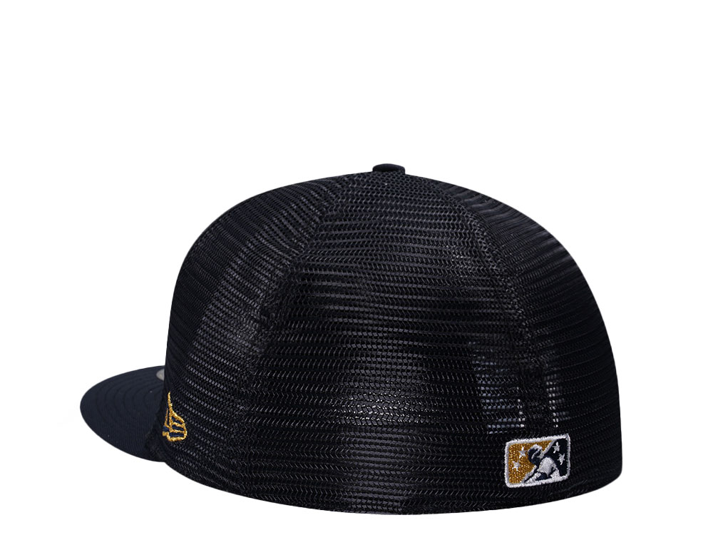 New Era Lake County Captains Navy Gold Trucker Edition 59Fifty Fitted Cap