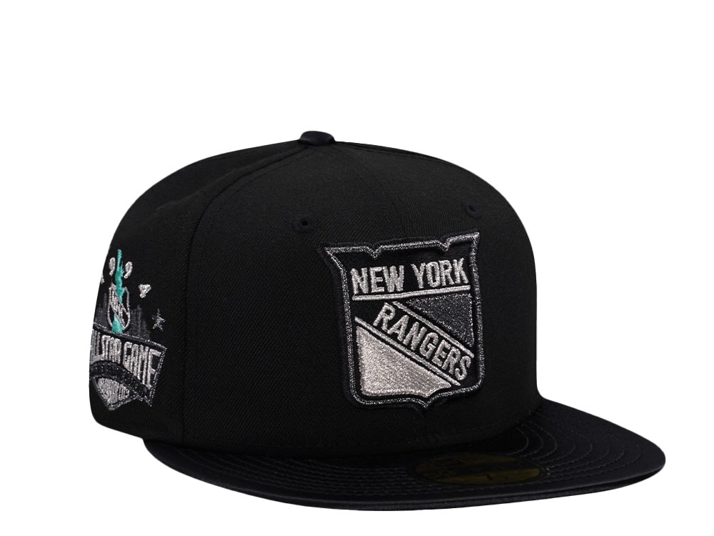 New Era New York Rangers All Star Game 1994 Black Satin Brim Prime Edition 59Fifty Fitted Cap