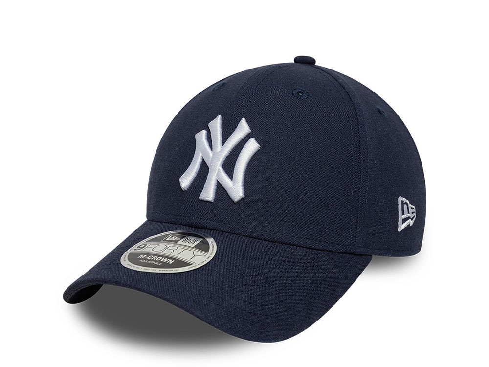 New Era New York Yankees Linen Navy Edition 9Forty M Crown Snapback Cap