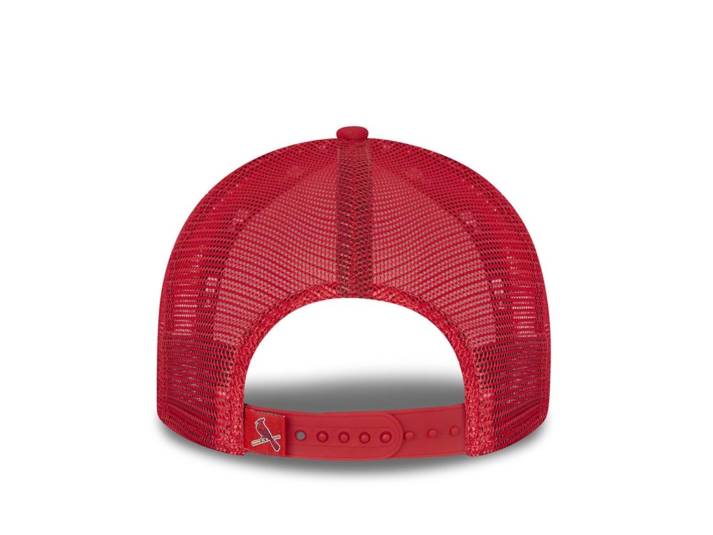 New Era St. Louis Cardinals Elemental Red A Frame Trucker Snapback Cap