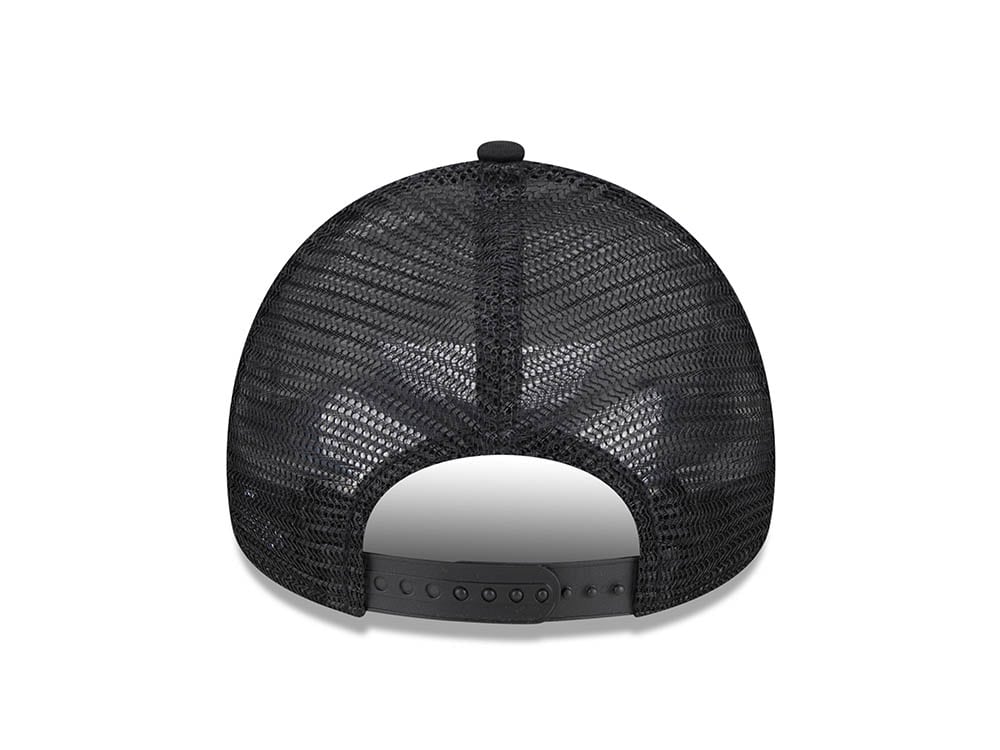 New Era Tampa Bay Rays Black All Day 9Forty A Frame Trucker Snapback Cap