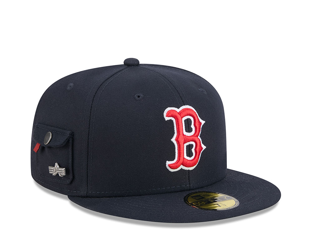 New Era Alpha Industries Boston Red Sox Navy Prime Edition 59Fifty Fitted Cap
