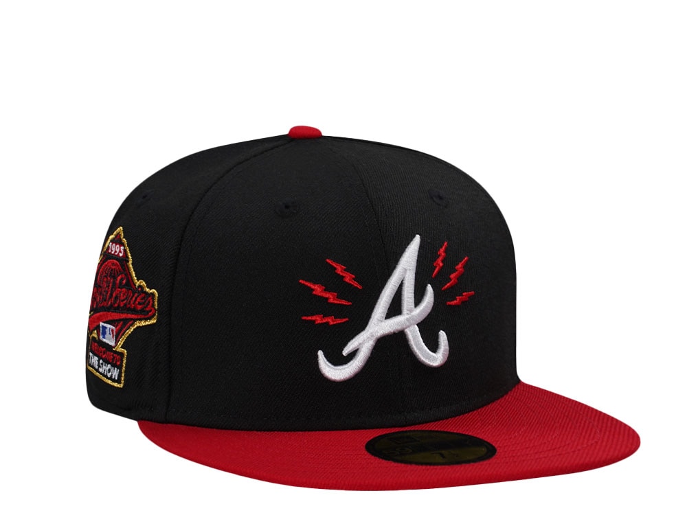 New Era Atlanta Braves World Series 1995 Wool Two Tone Throwback Edition 59Fifty Fitted Cap