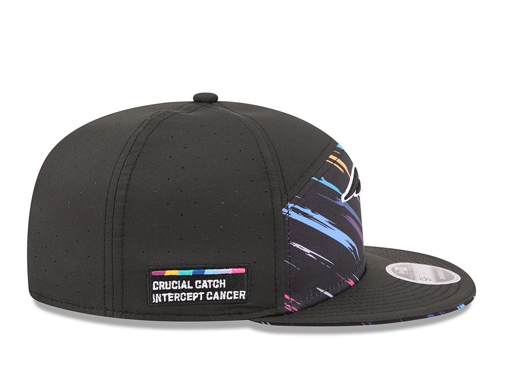 New Era New England Patriots Crucial Catch 2026 Black Edition 9Fifty Split Panel Snapback Cap