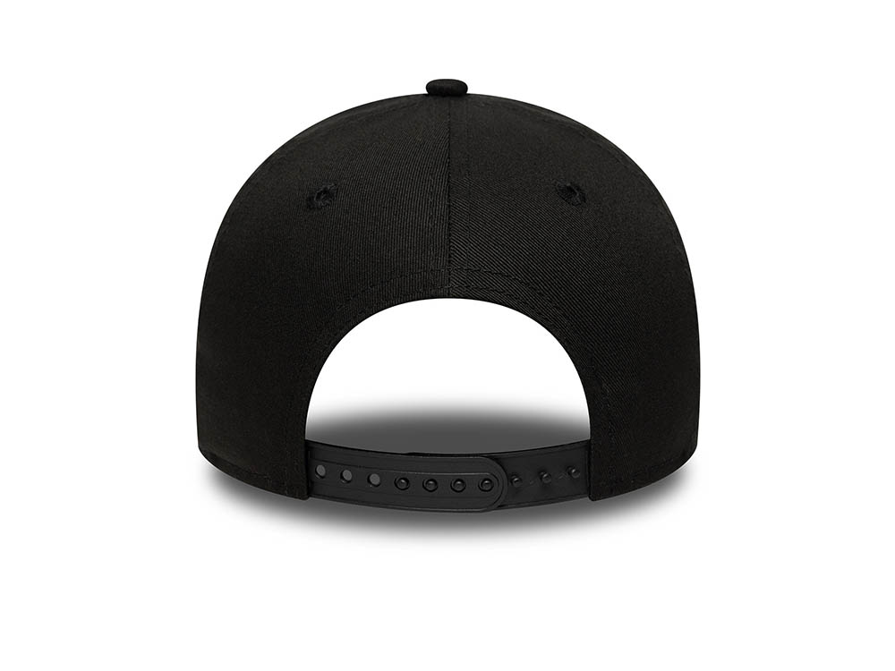 New Era New York Yankees League Essential Black and White 9Forty A Frame Snapback Cap