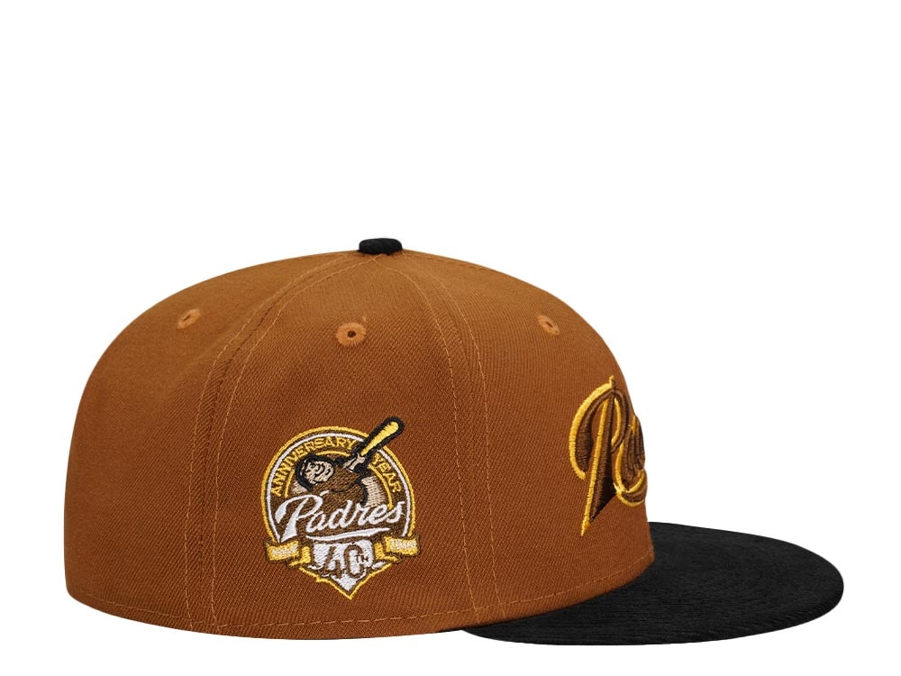 New Era San Diego Padres 40th Anniversary Cord Brim Two Tone Edition 59Fifty Fitted Cap