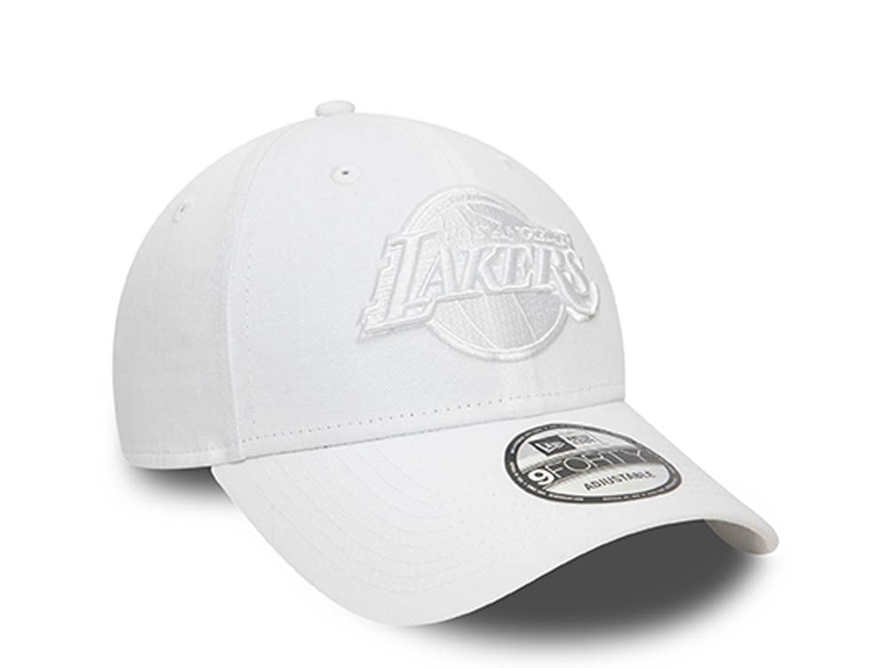 New Era Los Angeles Lakers Essential White 9Forty Strapback Cap