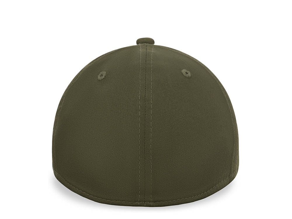 New Era New York Yankees League Essential Olive 39Thirty Stretch Cap