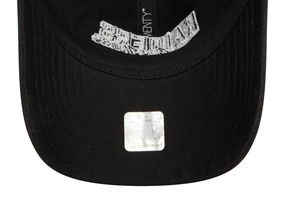 New Era Las Vegas Raiders NFL Script Black 9Twenty Strapback Cap