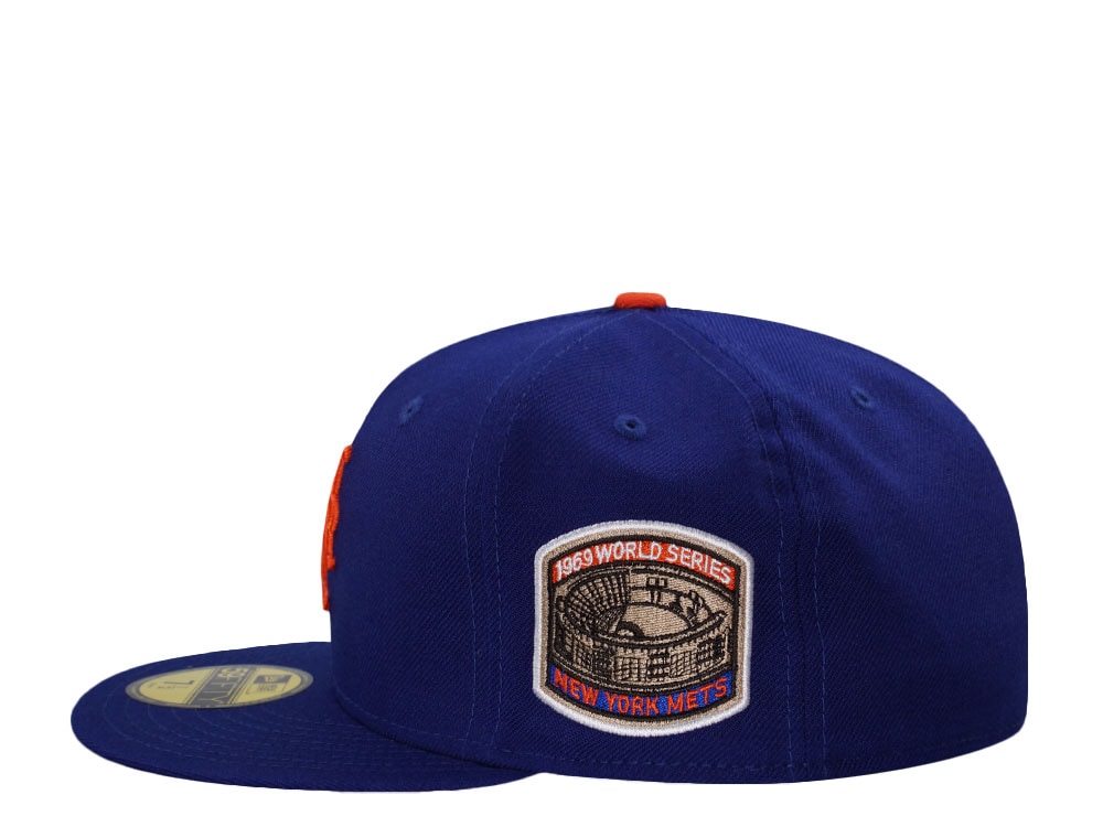 New Era New York Mets World Series 1969 Blue Prime Wool Edition 59Fifty Fitted Cap