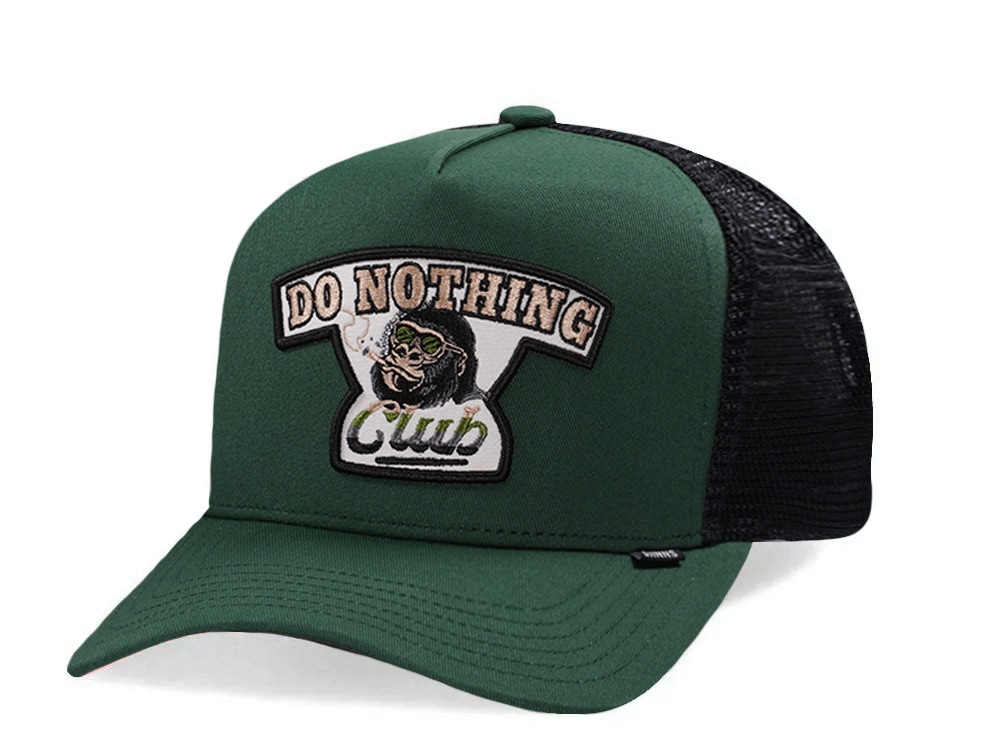 Djinns HFT Do Nothing Club Gorilla Olive Trucker Snapback Cap