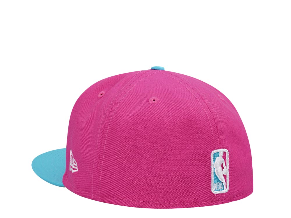 New Era Miami Heat City Beetroot Two Tone Edition 59Fifty Fitted Cap