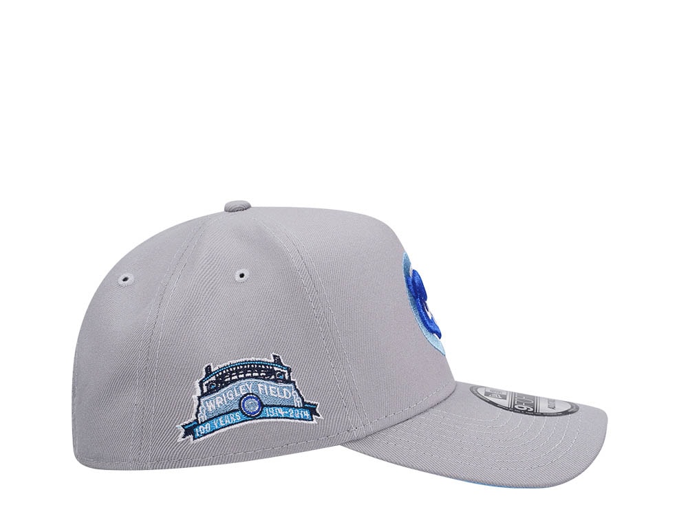 New Era Chicago Cubs Wrigley Field Gray 9Forty A Frame Snapback Cap
