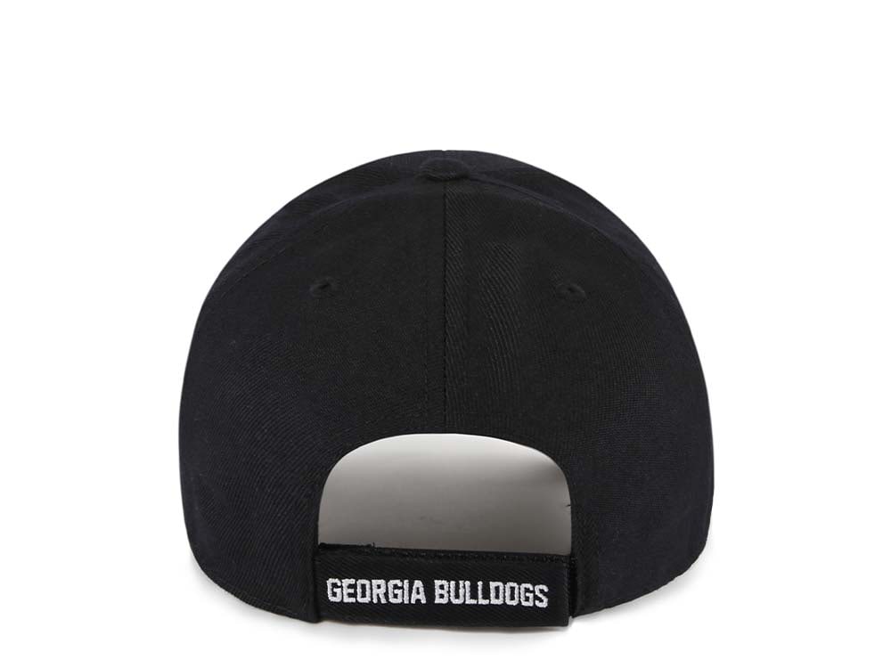 47Brand Georgia Bulldogs Black Wool MVP Strapback Cap