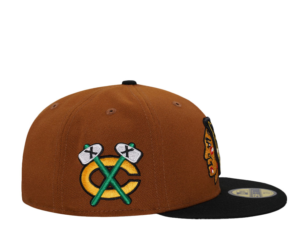 New Era Chicago Blackhawks Bourbon Two Tone Edition 59Fifty Fitted Cap